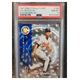 1997 Cal Ripken JR Pinn Cert Plat Blue PSA 8 .