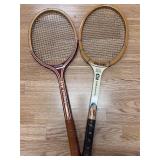Lot of 2 VTG Tennis rackets