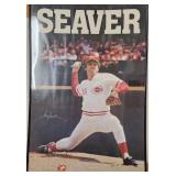 Large Signed VTG Tom Seaver Poster