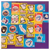 Lot of 22 MLB Decals/Stickers From Several Teams