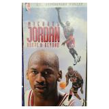 5 pc lot Jordan , Bird & Dr J VCR Tapes 1 Book