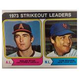 1974 Nolan Ryan Tom Seaver Topps #207 K Leaders