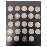 Lot of 24 Buffalo Nickels 1930s