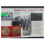 Kennedy Meets MLK 1994 Half Dollar Set
