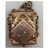 Victorian Gold-Filled Fob  with Hidden Compartment