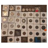 Lot Of 43 VTG Mixed Quarters