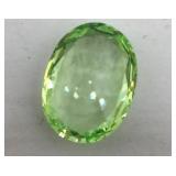 18.80 ct Faceted Peridot Loose Gemstone Oval Cut