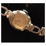 Vintage Accro Ladies Silver Tone Watch
