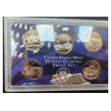 2006 U.S. Mint 50 State Quarters Proof Set Nev- SD