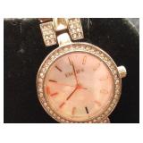 Elgin Crystal Accent Rose Gold Womenï¿½s Watch