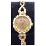Gold Delta Impex Intrigue Heart Link Watch