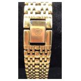 Gold Movado Museum Watch w/ Black Dial & Band