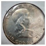 1959 Proof Franklin Half Dollar 90% Silver