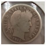 1912-S Barber Dime Key Date ï¿½ San Francisco Mint