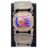 Vintage Paris Landmark Souvenir Bracelet