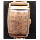 Gruen Curvex 10k Gold 1940s Watch