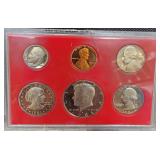 1981 U.S. Mint Proof 6 Coin Set   in Org  Red Case