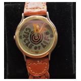 Lion King Circle of Life Watch with Leather Band