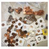 100s Of Unsearched Mixed Pennys VTG & Early