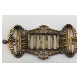 Antique Gold Filled Ornate Watch Fob Pendant