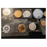8 Commemorative & Replica Coins Lot