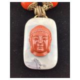 Patrice Buddha Pendant w/ Jasper & Gemstone Beads
