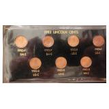 1982 Lincoln Cent 7-Coin Variety Set