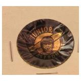 Vintage 50s Junior Astronaut Space Pin Button