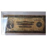 1918 $1 FRBN Philadelphia Eagle Note