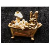 Disney Napier Minnie Mouse Bathtub Brooch