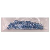 13.50 CT Lot of Round Blue Topaz Gemstones