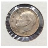 1964 Roosevelt Silver Dime ï¿½ Lightly Toned