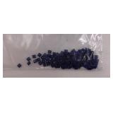9.40 CT Princess-Cut Loose Blue Sapphires Lot