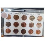 1959ï¿½1964 Lincoln Memorial Cent Set