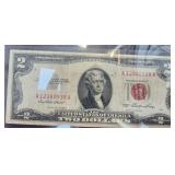 3 Red Seal $2 Bills ï¿½ 1953 & 1963 Series