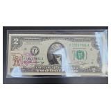 1976 $2 Bicentennial Note FL Stamp