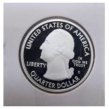 2020-S Weir Farm Silver Proof Quarter