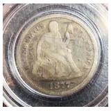 1847 Seated Liberty Silver Dime