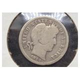 1914-D Barber Dime ï¿½ Denver Mint Silver Coin