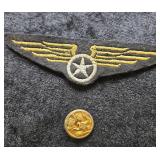 WWII USAAF Gunner Patch + Great Seal Button