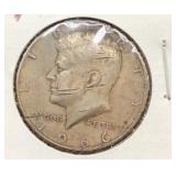 1966 Kennedy Half Dollar ï¿½ 40% Silver Coin
