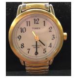 Timex Indiglo Two-Tone Stretch Band Watch