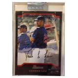 2004 Bowman Derrek Lee Auto 56 92 Cubs