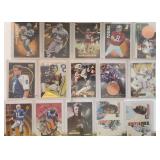 Unsearched Stack of 1990s Pinnacle NFL inserts