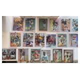 Unsearched Stack 90s Topps Inserts Many Refractors