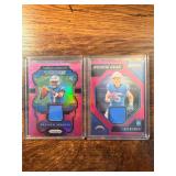 Chargers RC Pink Prizm Jersey Patch Ladd & Quinton