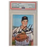 Signed Bowman Will Clark RC PSA Authentic
