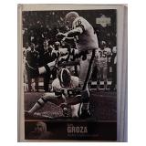 1997 UD Legends Auto Card Lou Groza