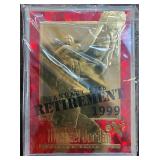 1998 Fleer Michael Jordan 23kt Gold Retirement Car