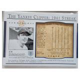 10 2003 UD Joe Dimaggio Clipper Streak Inserts